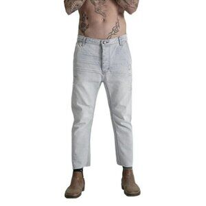 Man X One Teaspoon Mr. Brown Distressed Brando Jeans Sz 32L  32 Long  NWT
